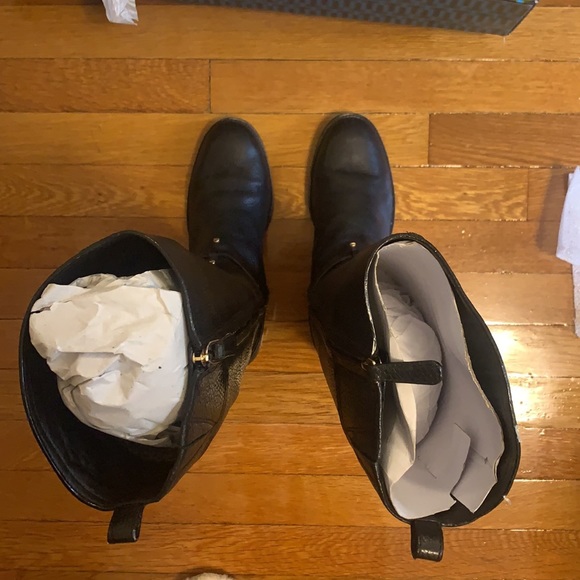 Tory Burch Marlene Riding Boot - Black - Picture 2 of 5